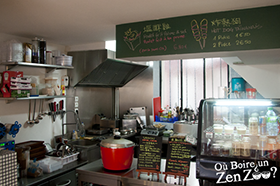 Cuisine et comptoir du 37m²