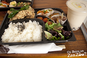 Bento poulet poivre et sel du 37m² Opéra