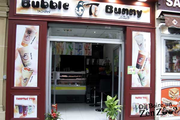 Façade du Bubble T Bunny marron