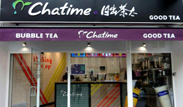 Devanture de chez Chatime Voltaire